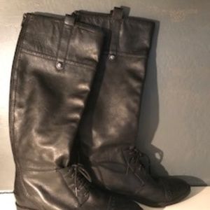 SAM EDELMAN BLACK LEATHER BOOTS